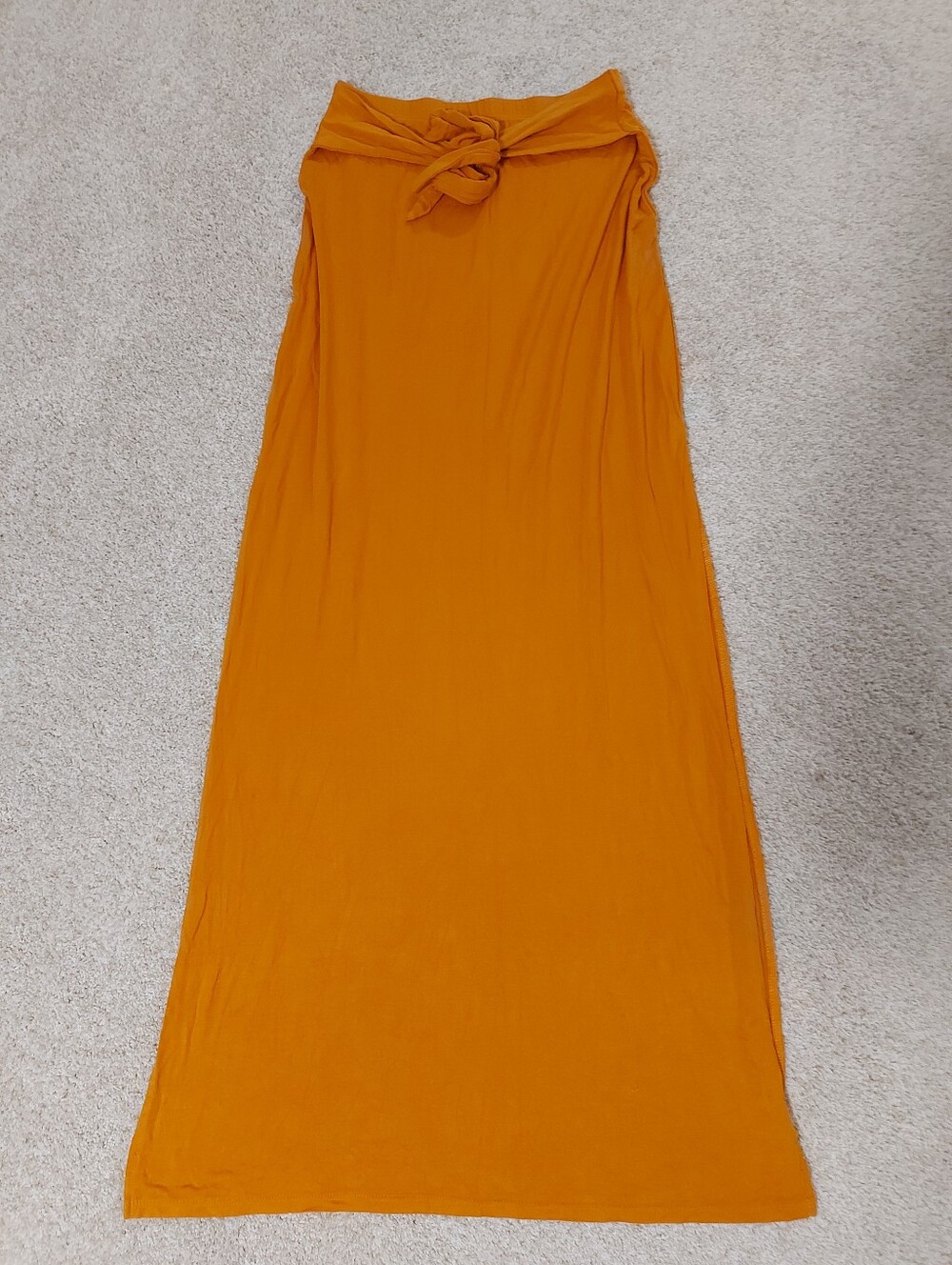 Full Length Skirt 2 Side Slits Revamped Size MED